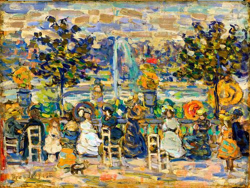 Maurice Prendergast, In Jardin du Luxembourg - 1909