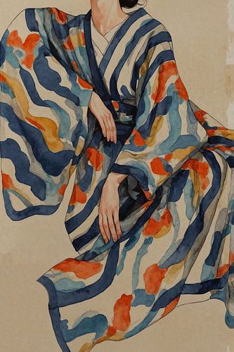 Flowing Kimono Patterns