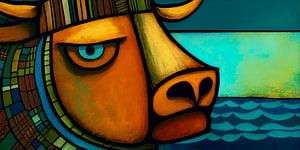 Der Minotaurus blickt auf das Meer