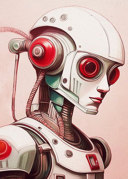 Sechziger Jahre Humanoid 03 von Fernando Vieira