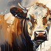 Porträt einer Kuh von Bert Nijholt