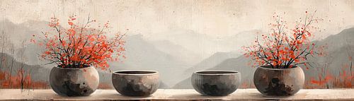 Nature morte Japandi | Whispering Ember