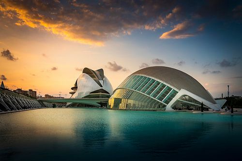 Valencia die Stadt der Künste und Wissenschaften, Spanien