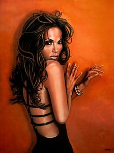 Jennifer Lopez Painting sur Paul Meijering