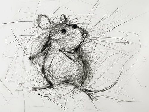 Expressive Mouse - Art in Sketch Style