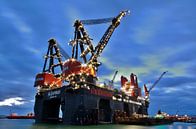 Crane ship Sleipnir by Henk Noevers thumbnail