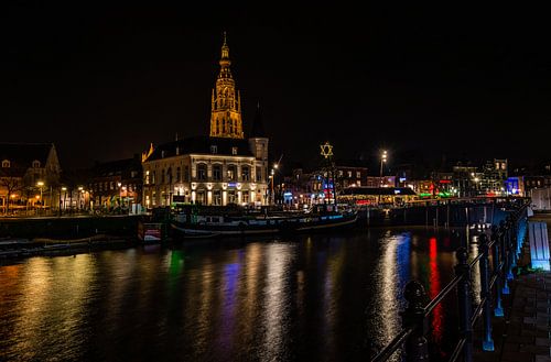Spanjaardsgat in Breda bei Nacht