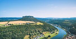 Tussen rotsen en zandstenen - Königstein van Jakob Baranowski - Photography - Video - Photoshop