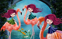 Flamingo Drieling - Mail je foto en jouw kids spelen de hoofdrol in dit werk!