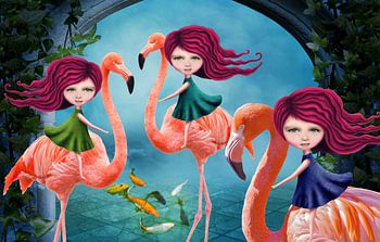 Flamingo Drieling - Mail je foto en jouw kids spelen de hoofdrol in dit werk!