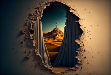 Portal in eine andere Welt: das Loch in der Wand von Surreal Media