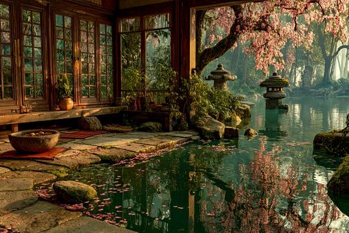 view of japanese garden