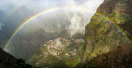 Regenboog in Madeira