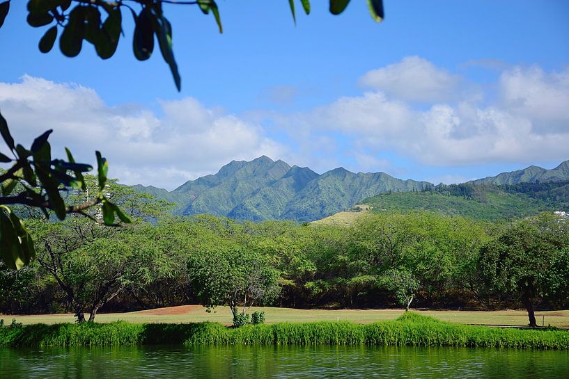 Mountain Range behind the golf course by Frank's Awesome Travels