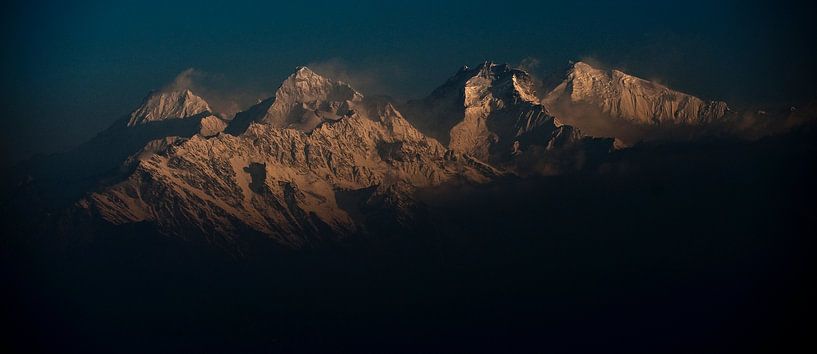 Ganesh Himal, Himalayas, Nepal by Roel Beurskens