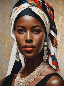 Afrikaanse schoonheid van Jolique Arte