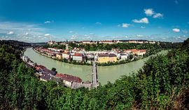 Burghausen an der Salzach von altmodern