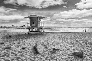 SAN DIEGO Imperial Beach | Monochrom von Melanie Viola