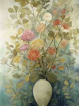 Blumen in einer Vase von Bert Nijholt