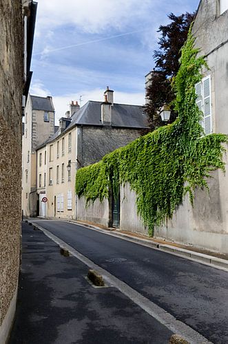 Empty street in Normandy