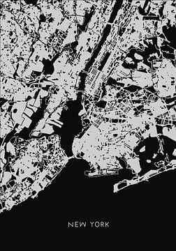 MAP_NEW YORK_002_BLACK, 1x Studio II van 1x