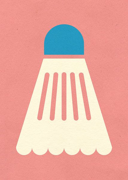 Badminton Blanc Bleu par Rosi Feist