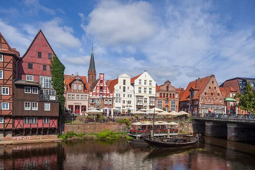 Historische huisgevels op de Stintmarkt van Torsten Krüger
