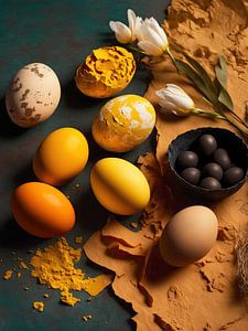 Nature morte avec des œufs