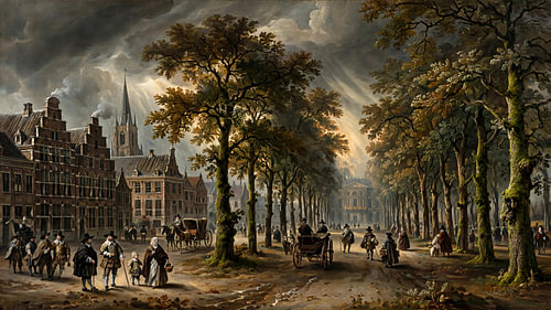 The Lange Voorhout in the Golden Age