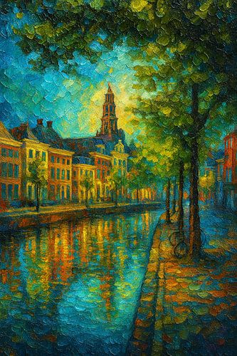 Die Spiegelung des A - Groningen in Harmonie