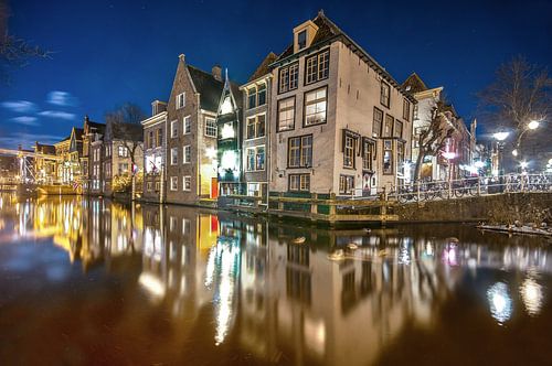 Seide bei Nacht in Alkmaar