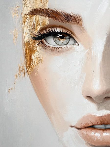 Modern Abstract Portret van SPEQ ART