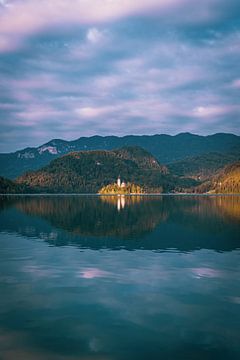 Bled meer in Slovenië van Nicole Geerinck