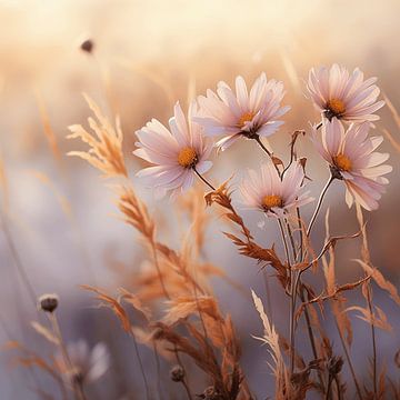 Le pays des rêves floraux : un voyage sensoriel dans la splendeur des pastels sur Karina Brouwer