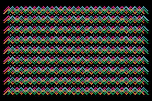 Colorful Line Illustration, Vibrant Abstract Linear Art Design for Modern Creative Projects