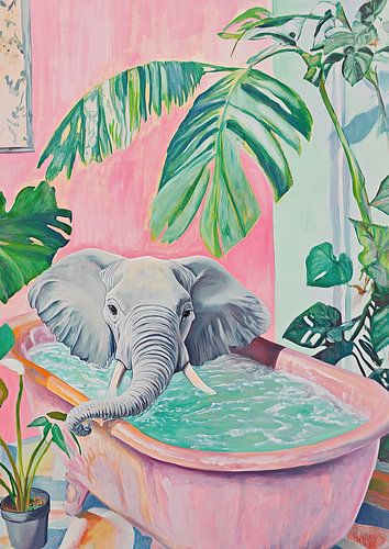 Groot spel in een klein zwembad