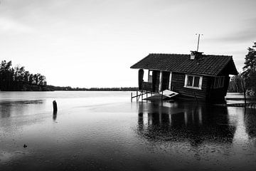 Drunken sauna Finland by Stijn Vanoverbeke