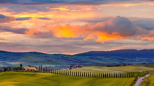 Zonsopkomst bij Agriturismo Poggio Covili
