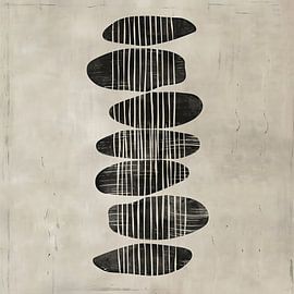 Natural minimalist painting by Modern Collection