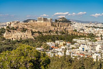 Akropolis Athene van Peter Schickert