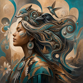 Navajo Diney – Mensch und Tier im Surrealismus vereint