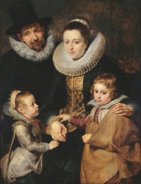Die Familie von Jan Brueghel dem Älteren, Peter Paul Rubens von Meisterhafte Meister