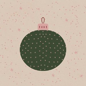 Globe de Noël avec flocons de neige