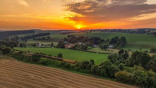 Zomeravond Expres bij Simpelveld in Zuid-Limburg
