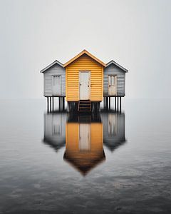 Hütten auf dem See