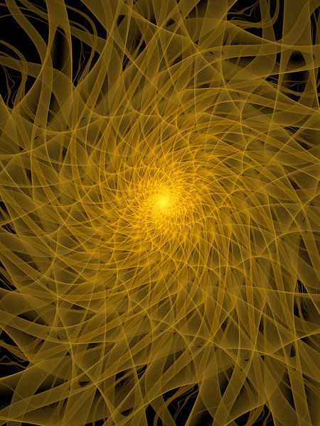 Gelbe Spirale von Tim Abeln