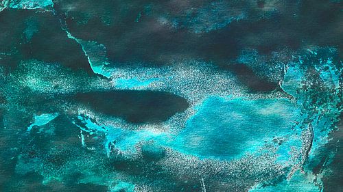 Abstractie van groen landschap