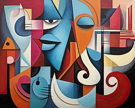 Abstracte Kunst 82986 van Abstract Schilderij