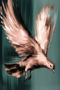 Pigeon en vol