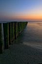 Zonsondergang aan de Nederlandse kust bij Burgh-Haamstede van Friedhelm Peters thumbnail